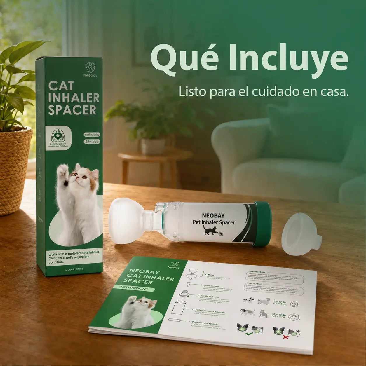 Cámara de inhalación para gatos | Neobay