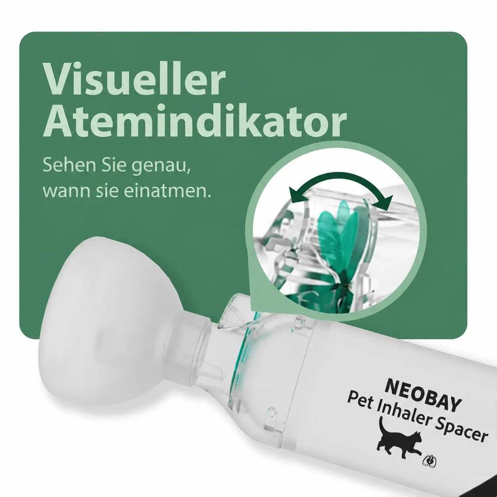 Katzen-Inhalierhilfe mit Aerosolkammer | Neobay