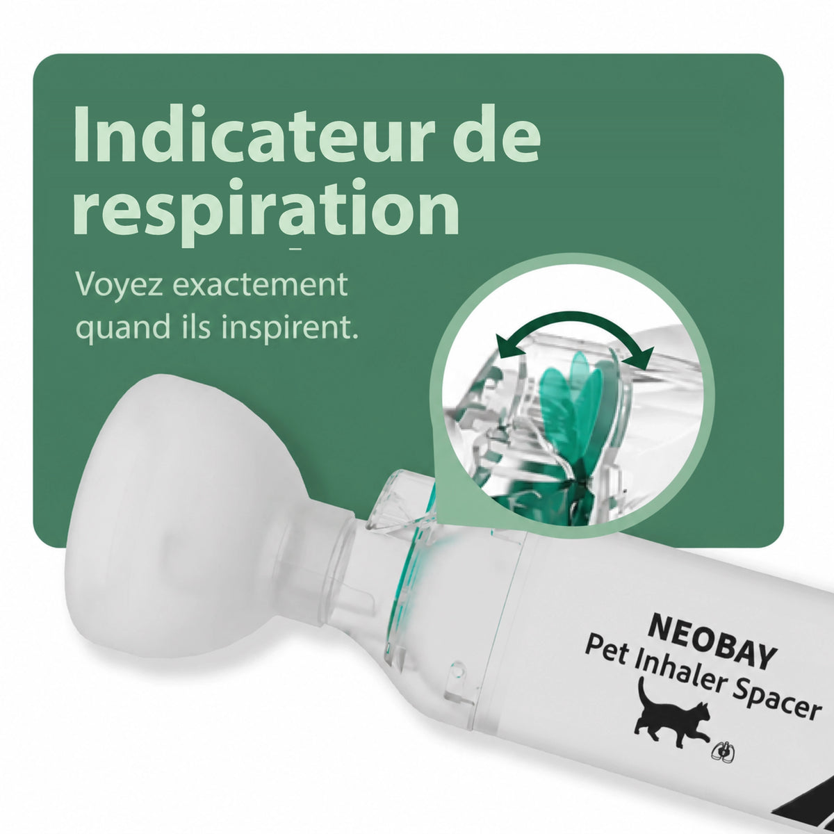 Chambre d’inhalation pour chat | Neobay