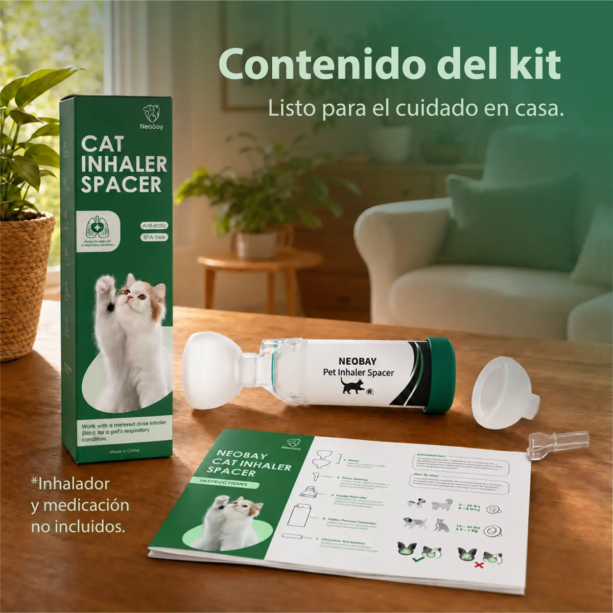Cámara de inhalación para gatos | Neobay