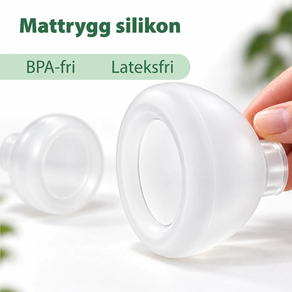 Silikon godkjent for kontakt med mat