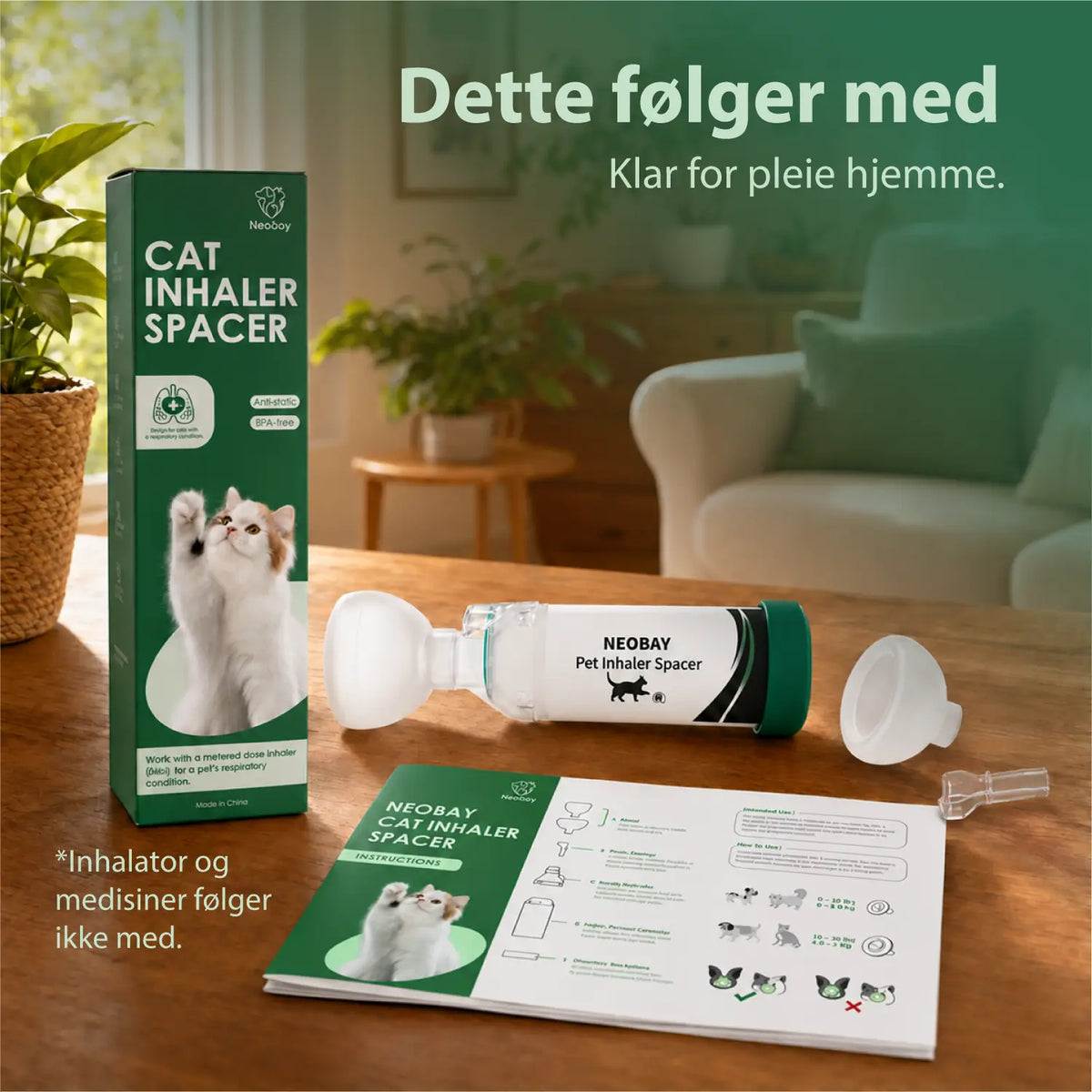 Innhold i pakken