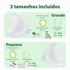 Dois tamanhos de máscara