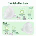 Două mărimi de mască