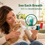 Neobay Cat Aerosol Chamber with Comfort Feeder — Green