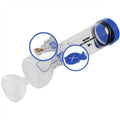 Neobay Cat Inhaler Spacer with visual flow indicator and mask - lifestyle shot